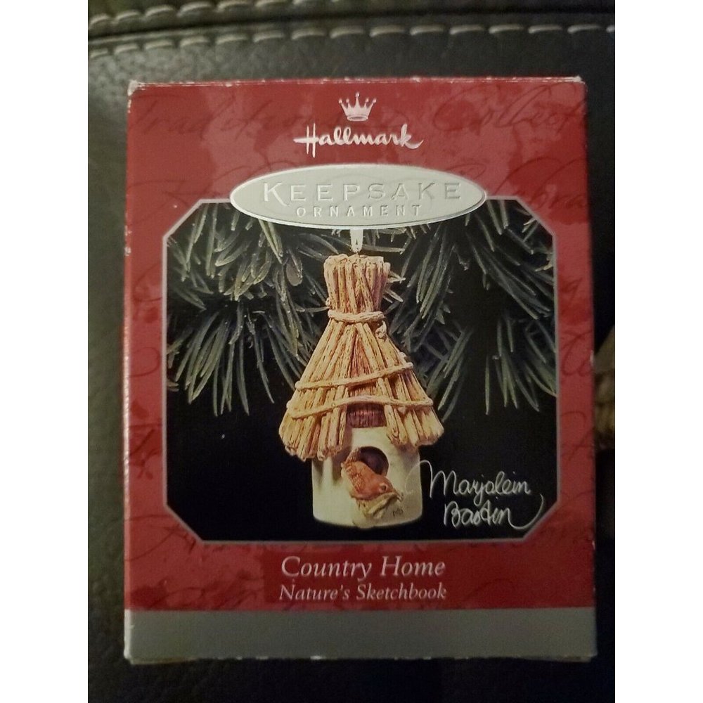 1998 HALLMARK KEEPSAKE ORNAMENT COUNTRY HOME NATURE'S SKETCHBOOK - Picture 2 of 5